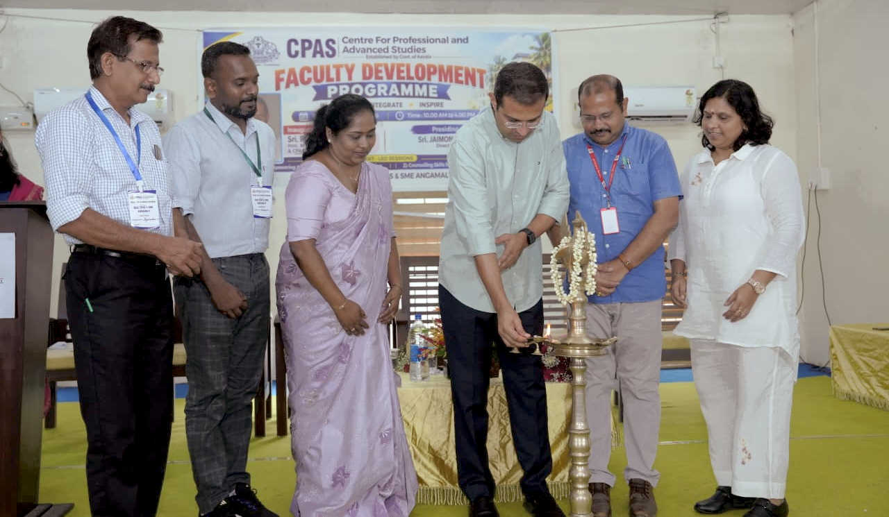 Faculty Development Programme inaugurated by Shri. Roji M. John, Minister for Higher Education