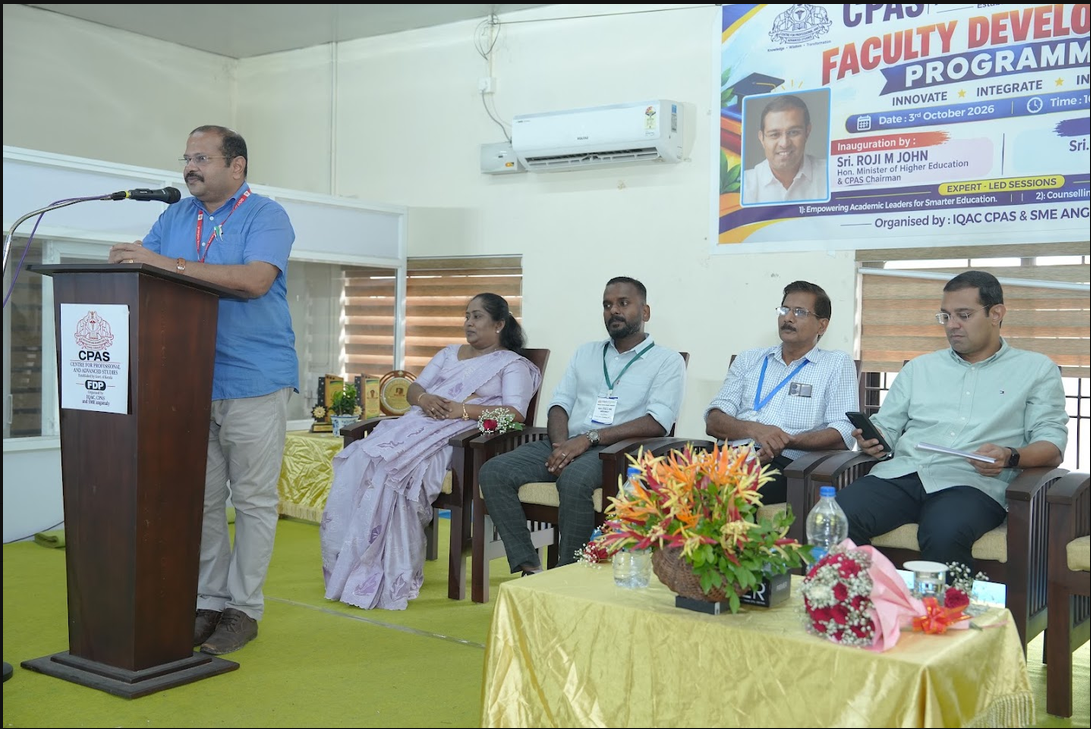 FDP @ Angamaly: Presidential Address by Shri. Jaimon Jacob, Director, CPAS